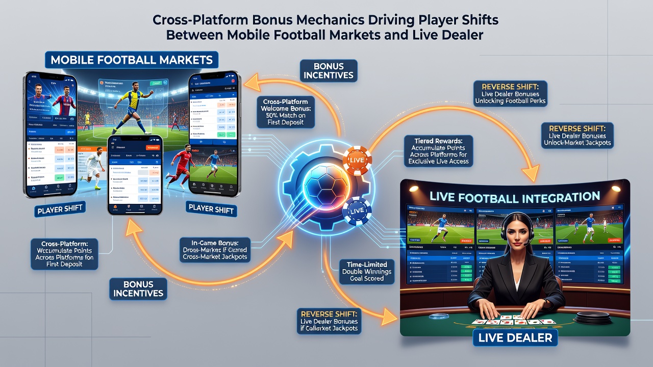 Beispiel für nahtlose Übergänge zwischen Fußballwetten und Live-Dealer-Tischen auf Smartphones